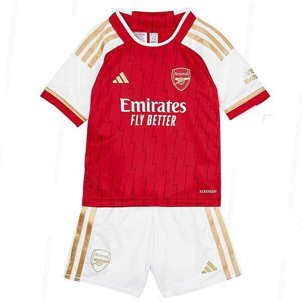 Arsenal 1a Niños Kit de Fútbol 23/24 – Versión Replica