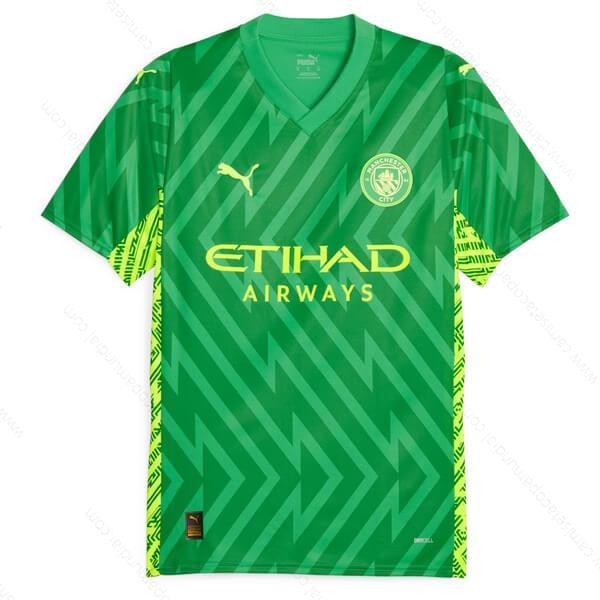 Manchester City Portero Camisa de fútbol 23/24 – Verde – Versión Replica